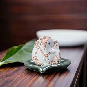 Buy MASI | Marble Ganesha Ji Home Decoration Statue Murti God Idol ...