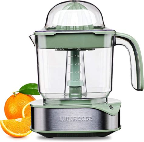 Amazon.com: Dominion BPA-Free Electric Citrus Juicer Extractor, Compact Volume Pulp Control ...