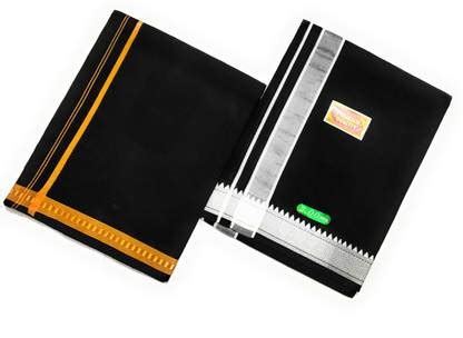 SHERHAAN Woven Black Lungi Price in India - Buy SHERHAAN Woven Black ...