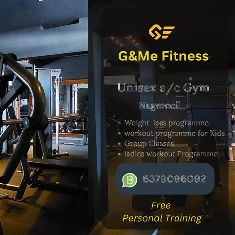 G And Me Fitness - Top Gyms & Fitness Centres in Chettikulam Nagercoil