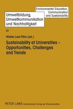 Buy Sustainability at Universities - Opportunities, Challenges and ...