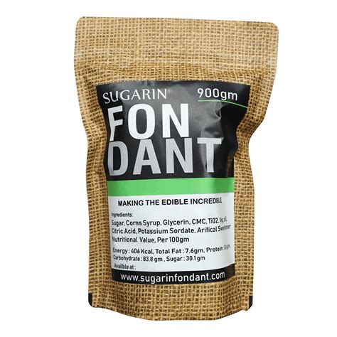 Sugarin Fondant for Structure | White | 900gm : Amazon.in: Grocery ...
