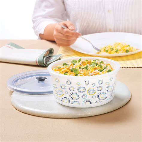 Larah By Borosil Jupiter Storage Bowl, Best Price Online in India - Borosil