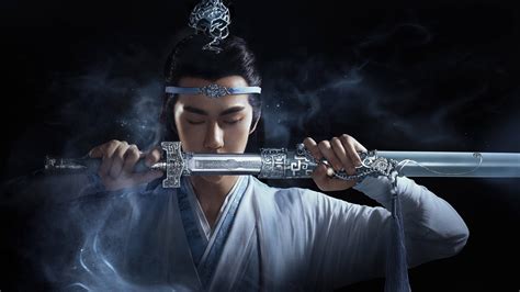 Download The Untamed Lan Wangji Bichen Poster Background | ManyBackgrounds.com