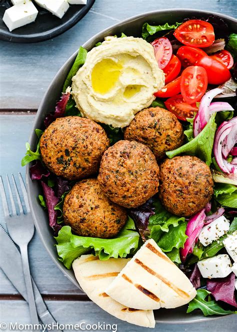 Easy Falafel Salad Bowls - Mommy's Home Cooking