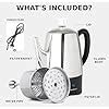 Buy Mixpresso Electric Coffee Percolator | Stainless Steel Coffee Maker ...