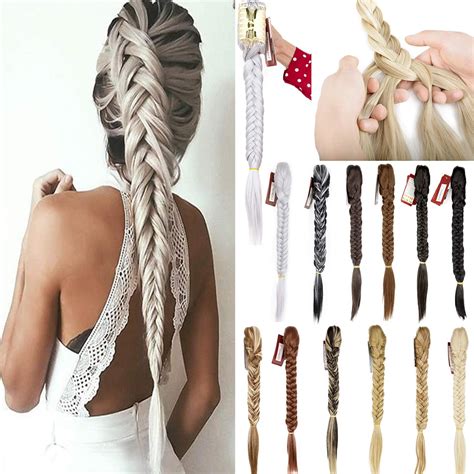 Image result for Clip In Braid Extensions