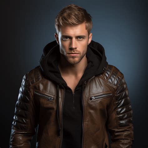 Leather Jacket And Hoodie