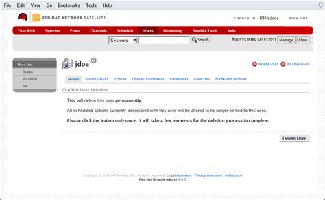9.8. Conducting Satellite-Specific Tasks | Installation Guide | Red Hat ...