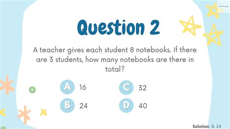 8 Table: Multiplication Table For Kids (Print PDF)