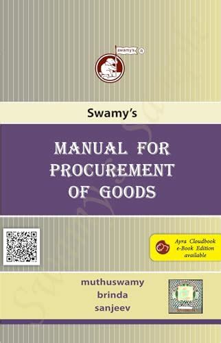 Buy SWAMYS MANUAL FOR PROCUREMENT OF GOODS - 2025 Book Online at Low ...