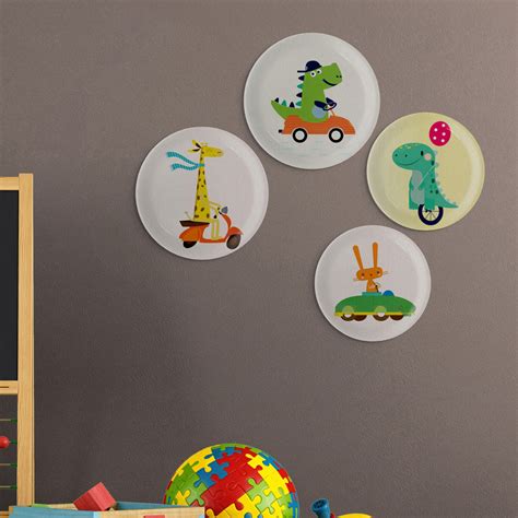 Playful Art for Kids' Rooms Bunny porcelain plate – Nestroots