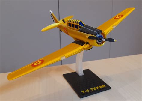 3D file North American T-6 TEXAN aircraft ️ ・3D print design to ...