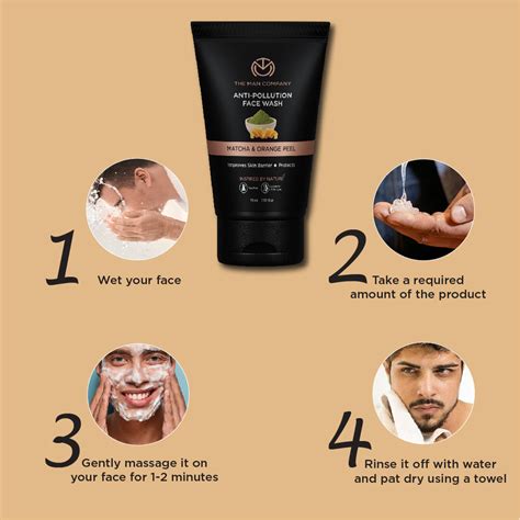 Anti-Pollution Face Wash | Matcha & Orange Peel – The Man Company