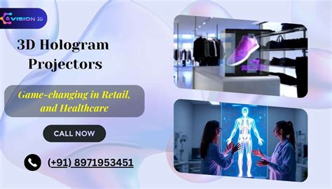 3D Hologram Projector: Transforming Retail, Healthcare & More.