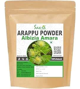 Buy Saara HERBAL FRESH Arappu Powder,70g, Albizia Amara, Usilam, Green ...