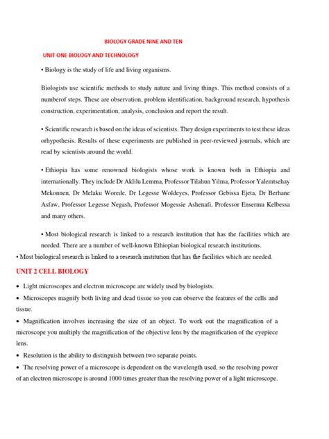 Image result for 9 Class Bio Notes