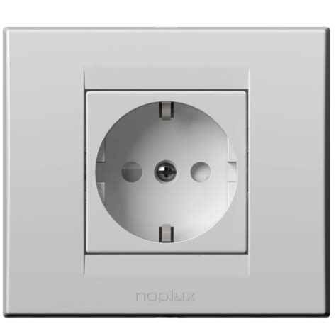 PR Classic Priklj. dvopolna pl ast.jez.zastitom 16A 250V bela