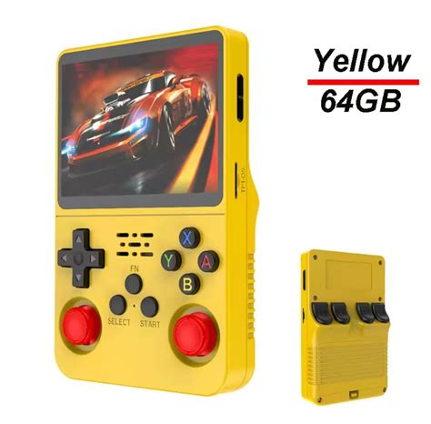 VOILA R36S Handheld Game Console, 3.5-inch Retro Portable Gaming Syste