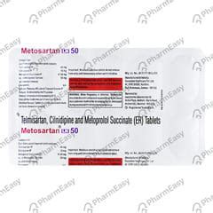 Cilacar Tm 50mg Strip Of 10 Tablets: Uses, Side Effects, Price & Dosage ...
