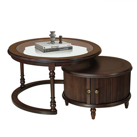 Coffee Tables | Coffee table wood, Nesting coffee tables, Glass wood ...