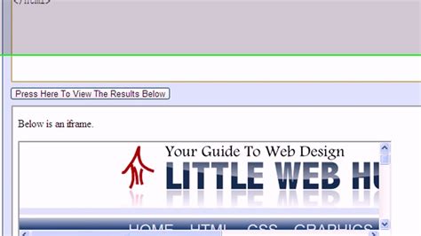 HTML Iframes Example 的图像结果