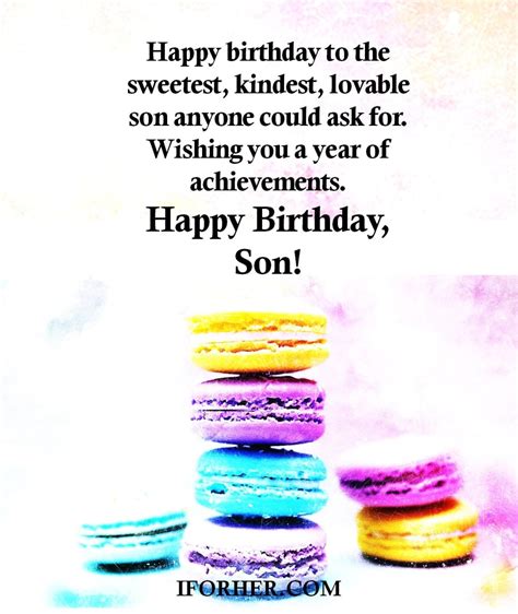 100+ Happy Birthday Wishes For Son From Mom