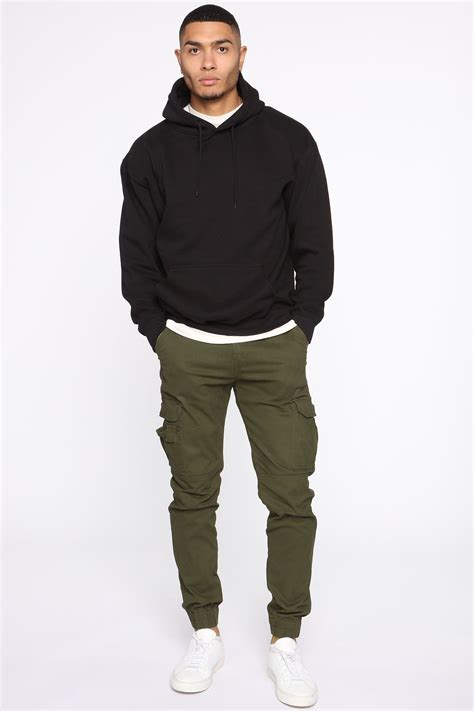 Mens kryptonite cargo pants in olive green size 32 by fashion nova ...