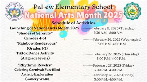 National Arts Month 2025, Pal-Ew Elementary School, Dumaguete City, 26 ...