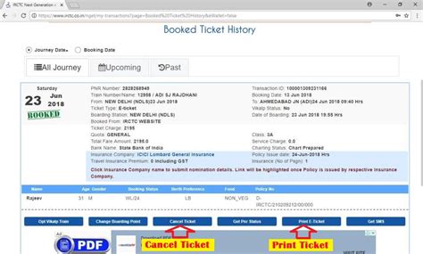 IRCTC Ticket Cancellation 2023 - How To Print And Cancel Train Ticket ...