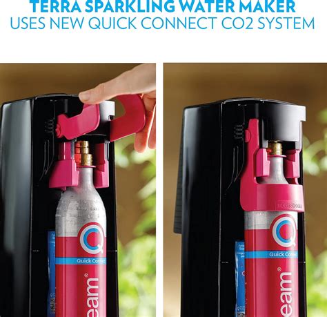 Buy SodaStream Terra Sparkling Water Maker Bundle (Red), with CO2, DWS ...