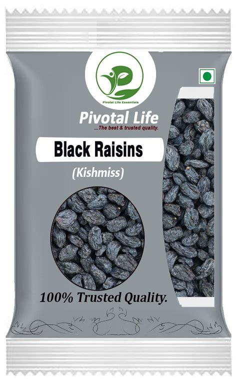 Pivotal Life Black Raisins (Kishmiss) 100grams : Amazon.in: Grocery ...