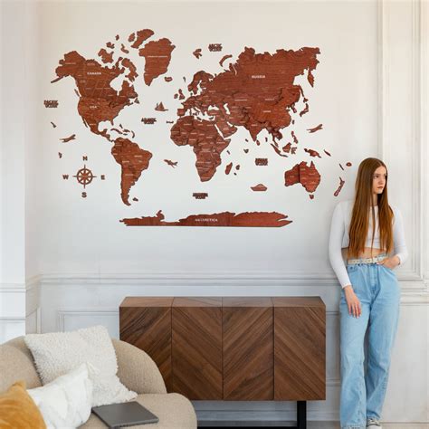 Wooden World Map vs Metal Map: Which One Suits Your Space? • The Map Store