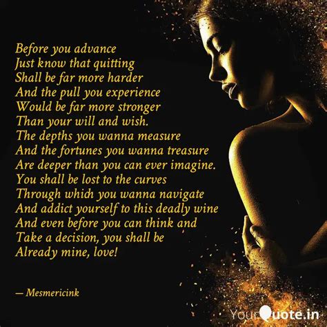 Before you advance Just k... | Quotes & Writings by Mohini Malipeddi ...