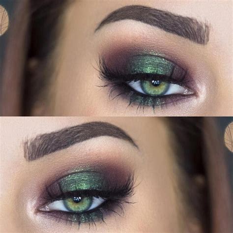 blue green eye makeup