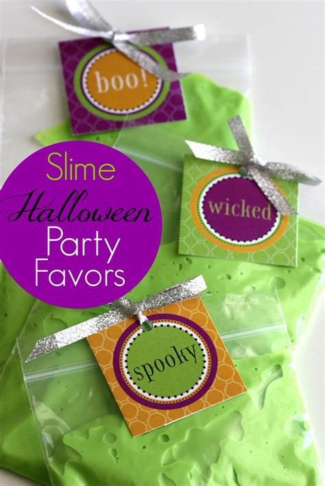 Slime Halloween Party Favors | Catch My Party