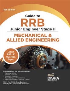 Guide to RRB Junior Engineer Stage II Mechanical & Allied Engineering ...