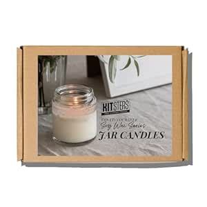 KITSTERS DIY Scented Jar Candle Kit | Natural Eco-Friendly Soy Wax ...