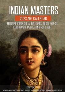 2023 Wall Calendar - Art by Indian Masters Paper Print - Art ...