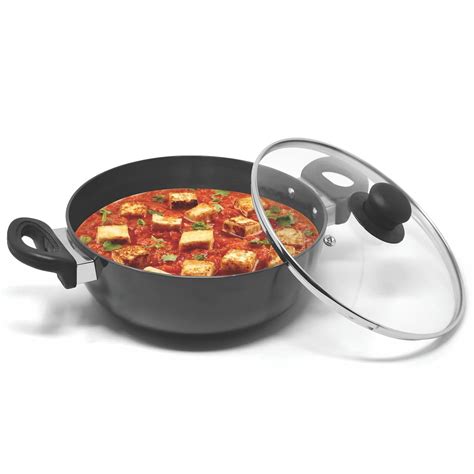 Signoraware Opulent Non Stick Kadhai 28cm | Non-Stick Coating Allows ...