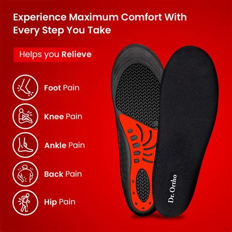 Orthopedic Gel Comfort Insole | Cushioning & Support for Every Step ...