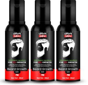 Urban Men Beard Growth Oil - Set of 3 Hair Oil - Price in India, Buy ...