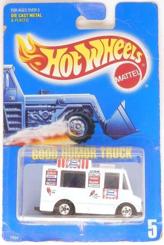Buy Hot Wheels Good Humor Ice Cream Truck WhiteRed 1990s Blue Card ...