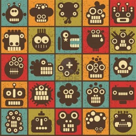 Image result for Retro Robot Background
