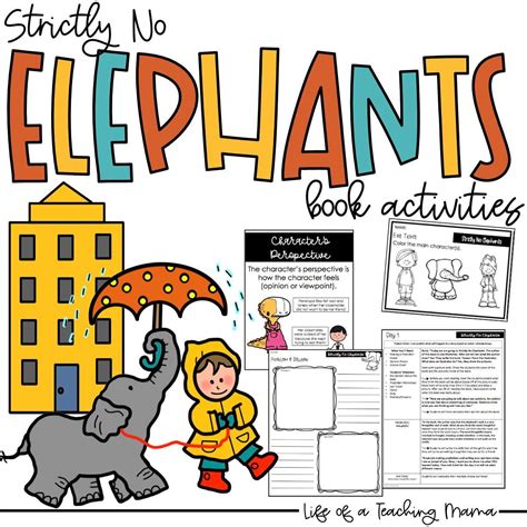 Strictly No Elephants | Book Activities | Elephant book, Book ...