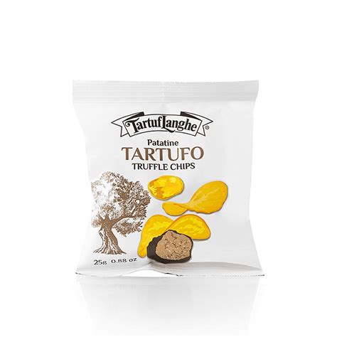 Trüffelchips, Kartoffelchips m. Sommertrüffel, Tartuflanghe, 25 g ...
