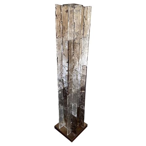 Floor Lamp LT379 Murano Glass Metal by Carlo Nason for Mazzega, Italy ...