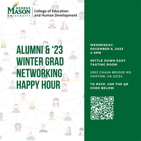 💚 💛 Alumni- Mark your calendars for the networking happy hour happening ...