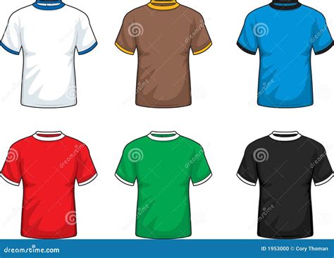 Ringer T-Shirts stock vector. Illustration of vector, crew - 1953000