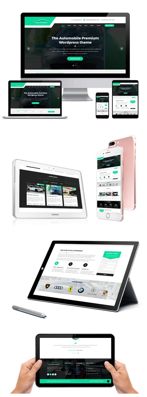 Electric Vehicle WordPress Theme For Vehicles & Automobiles